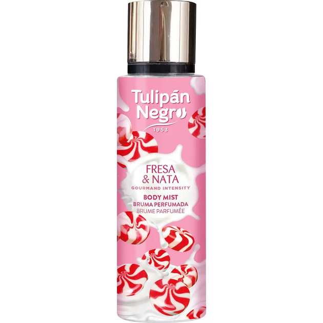 Міст для тіла "Полуничний крем" Tulipan Negro Body Mist 250 мл - Фото 1 Міст для тіла "Полуничний крем" Tulipan Negro Body Mist 250 мл - зображення 1