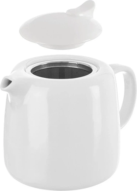 Dzbanek do herbaty Orion z zaparzaczem porcelanowy 650 ml Biały (8592381189617) - obraz 2