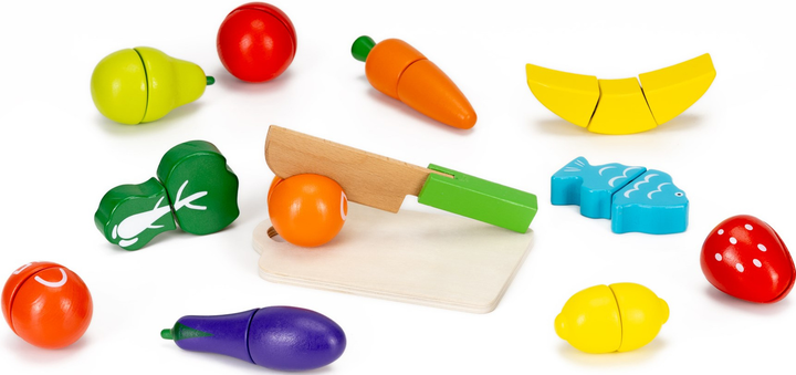 Zestaw do zabawy Springos produkty do krojenia 13 elementów (5908455307772) - obraz 2