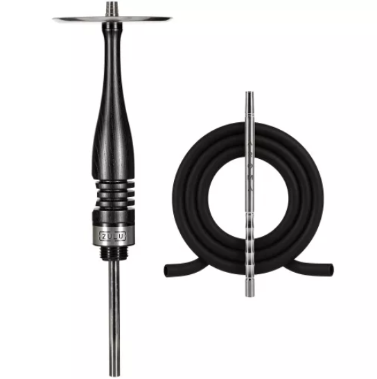 Шахта для кальяна Aroma Hookah Zulu Black 63 см Арома Хука Зулу Черная Нержавеющая сталь/дерево 14 мм - Фото 1 Шахта для кальяна Aroma Hookah Zulu Black 63 см Арома Хука Зулу Черная Нержавеющая сталь/дерево 14 мм - изображение 1