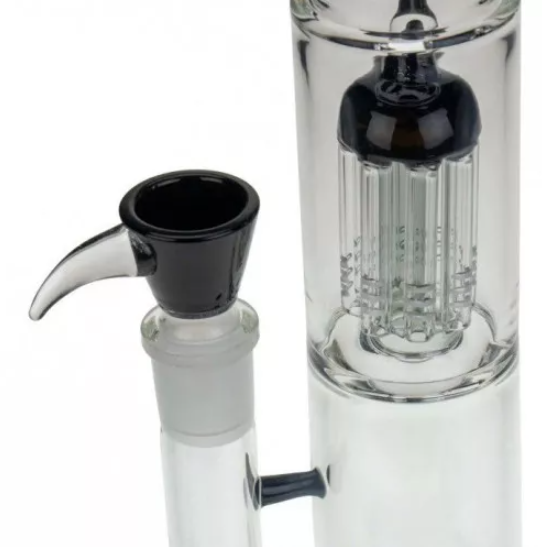 Бонг стеклянный Grace Glass Limited Edition Black Barrel Bong 42 см боросиликатное стекло Лимитированная модель Грейс Гласс Черного цвета - Фото 4 Бонг стеклянный Grace Glass Limited Edition Black Barrel Bong 42 см боросиликатное стекло Лимитированная модель Грейс Гласс Черного цвета - изображение 4