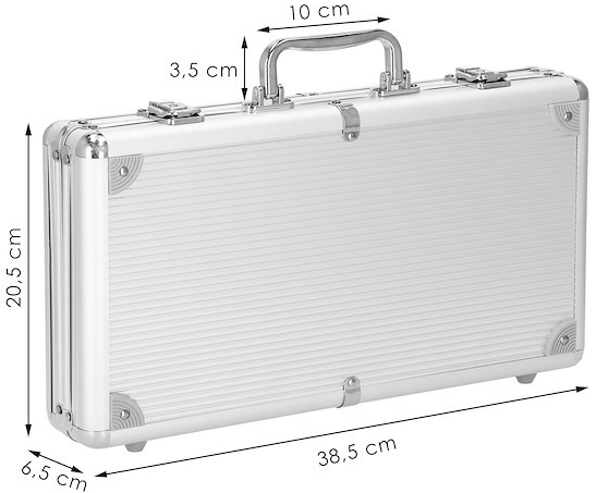 Zestaw do gry w pokera Springos w walizce (5907719463445) - obraz 10