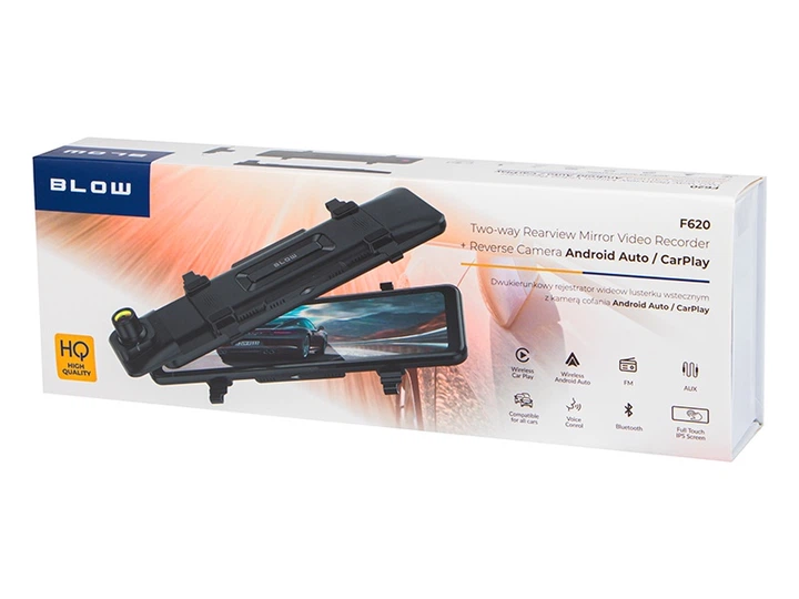 Дзеркало з відеореєстратором Blow BLACKBOX DVR F620 Carplay Android Auto + Задня камера (78-586) (5900804144434) - зображення 7