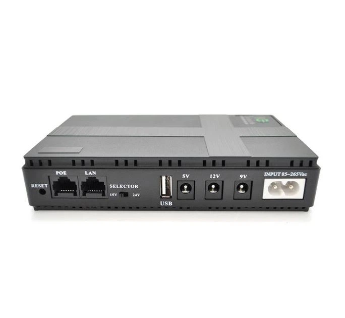 ДБЖ (UPS) Безперебійник для роутера 36W DC1036P, 10400 mAh Black | DC 5/9/12V | для роутера, ONU та ін. - Фото 3 ДБЖ (UPS) Безперебійник для роутера 36W DC1036P, 10400 mAh Black | DC 5/9/12V | для роутера, ONU та ін. - изображение 3