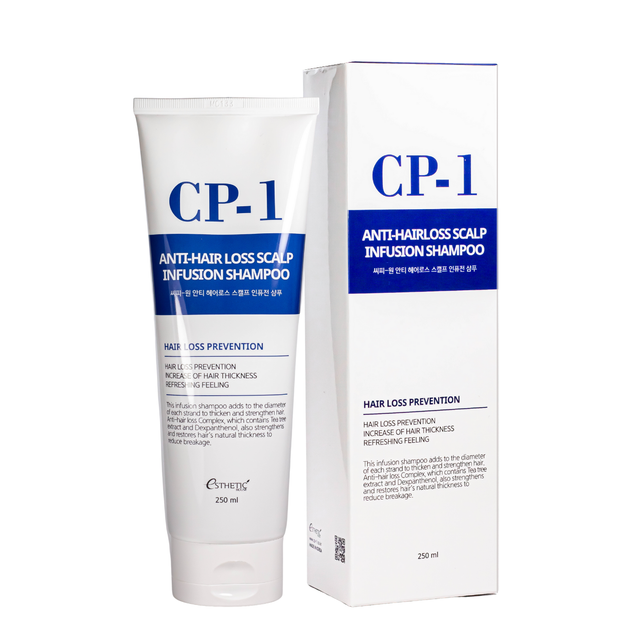 Шампунь проти випадіння волосся Esthetic House CP-1 Anti-Hair Loss Scalp Infusion Shampoo - Фото 1 Шампунь проти випадіння волосся Esthetic House CP-1 Anti-Hair Loss Scalp Infusion Shampoo - зображення 1
