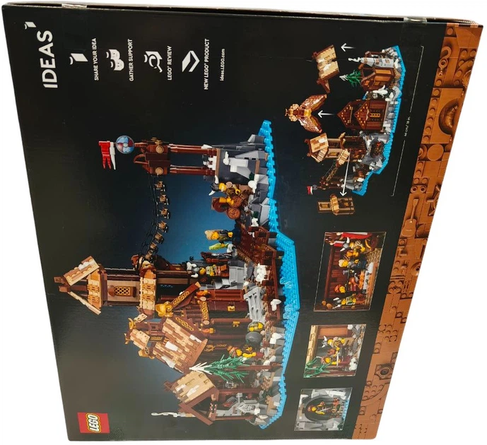 Конструктор LEGO Ideas Село вікінгів 2103 деталей (21343) (955555913929145) - Уцінка - зображення 3