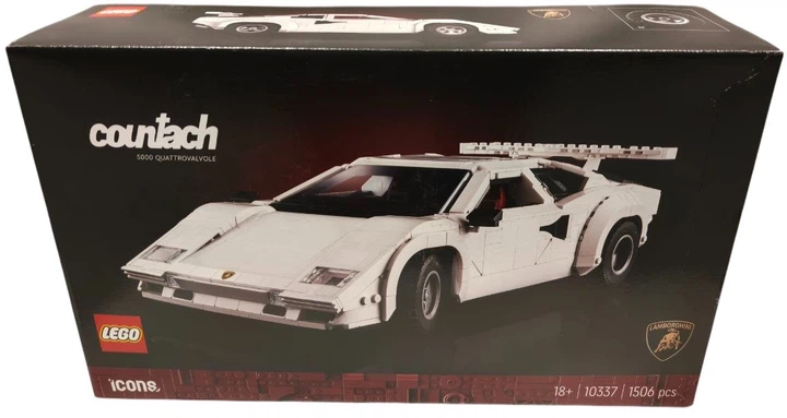 Конструктор LEGO Icons Lamborghini Countach 5000 Quattrovalvole 1506 елементів (10337) (955555915424152) - Уцінка - зображення 4
