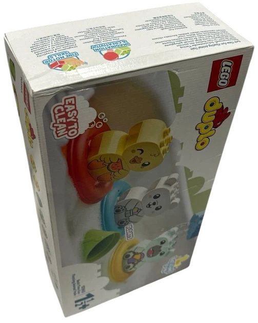 Zestaw klocków LEGO DUPLO My First Zabawa w kąpieli: Pływający pociąg ze zwierzętami 14 elementów (10965) (955555915232340) - Outlet - obraz 4