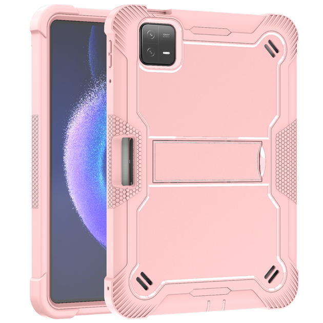 Противоударный чехол с подставкой Shockprof Capsule для планшета Xiaomi Pad 6 / Pad 6 Pro 11" 2023 (Розовый) - Фото 3 Противоударный чехол с подставкой Shockprof Capsule для планшета Xiaomi Pad 6 / Pad 6 Pro 11" 2023 (Розовый) - изображение 3