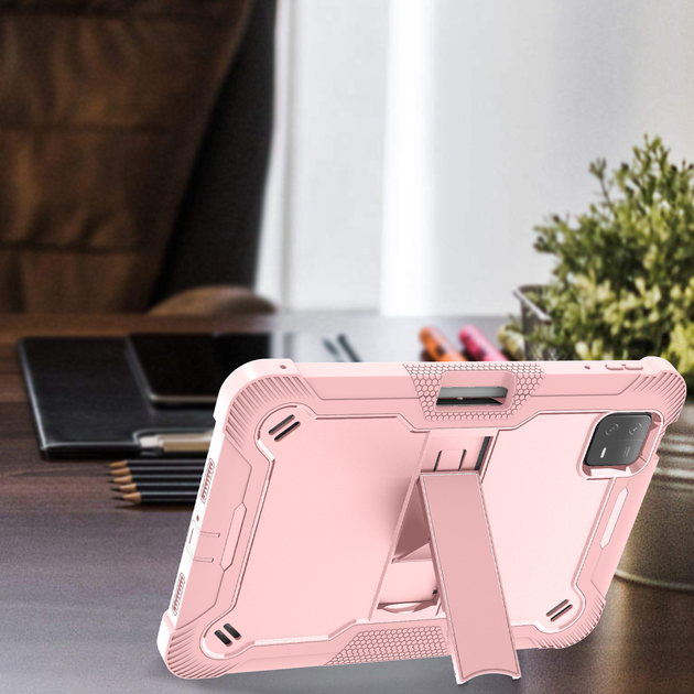 Противоударный чехол с подставкой Shockprof Capsule для планшета Xiaomi Pad 6 / Pad 6 Pro 11" 2023 (Розовый) - Фото 8 Противоударный чехол с подставкой Shockprof Capsule для планшета Xiaomi Pad 6 / Pad 6 Pro 11" 2023 (Розовый) - изображение 8