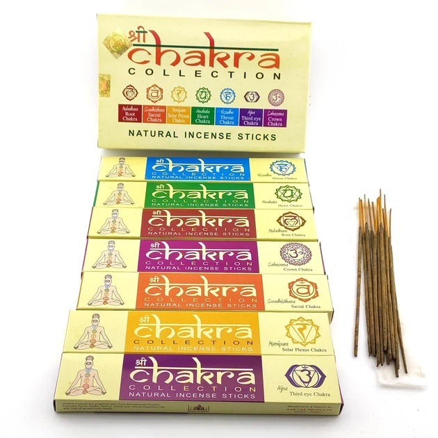 Набор благовоний Chakra Collection "Семь Чакр" 7 упаковок по 15г. (29225) - изображение 2