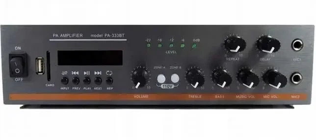 Підсилювач звуку AMP 333BT/9488 з Bluetooth, USB та зручним керуванням (277) - зображення 3