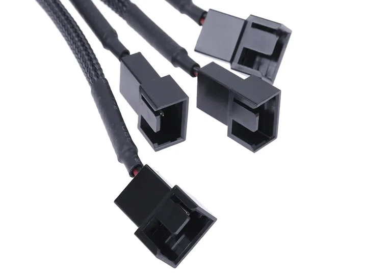 Переходник molex to 4 x 3pin - разветвитель питания для кулеров - изображение 6