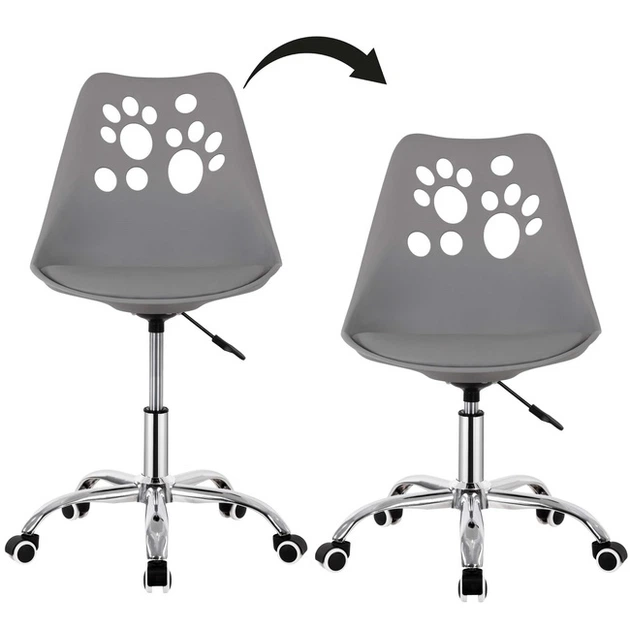 Fotel dziecięcy do biurka Springos HF0041 Szary (5908455304702) - obraz 8