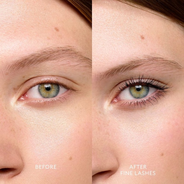 Тушь-сыворотка для объёма и удлинения ресниц Rose Inc Ultra-Black Lash Lift Serum Mascara mini 4.6 г - изображение 3