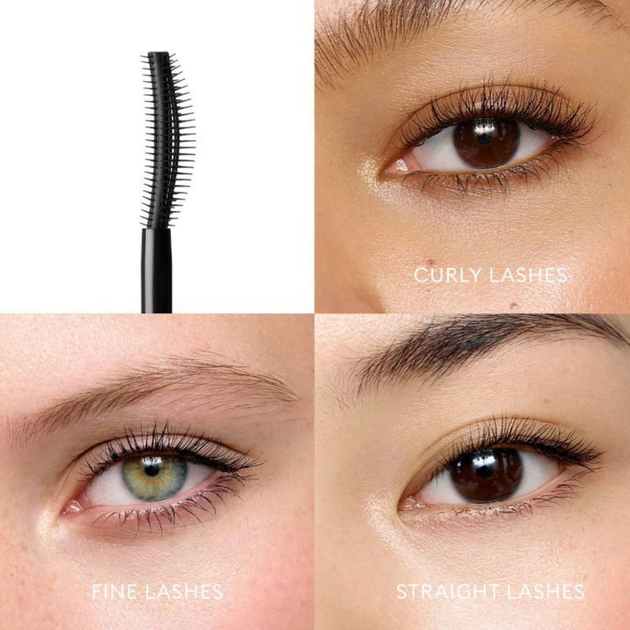 Тушь-сыворотка для объёма и удлинения ресниц Rose Inc Ultra-Black Lash Lift Serum Mascara mini 4.6 г - изображение 4