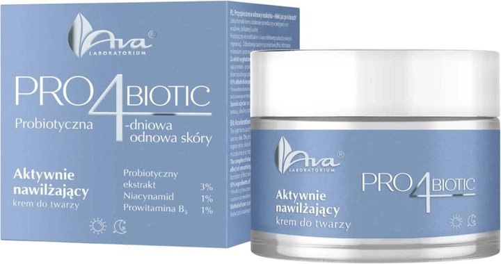 Krem nawilżający do twarzy Ava Laboratorium Pro4Biotic 50 ml (5906323009445) - obraz 2