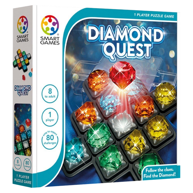 Настільна гра Smart Games Діамантовий Квест (Diamond Quest) (англ) ( SG093 ) - Фото 2 Настільна гра Smart Games Діамантовий Квест (Diamond Quest) (англ) ( SG093 ) - изображение 2