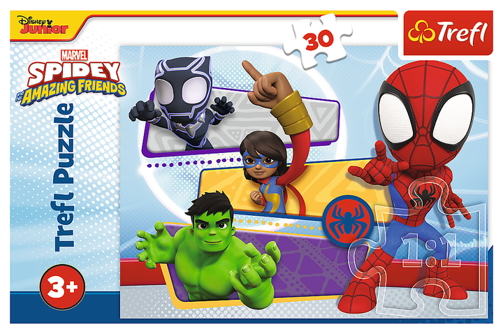 Puzzle Trefl Marvel Odważny Spider-man 30 elementów 18322 (5900511183221) - obraz 3