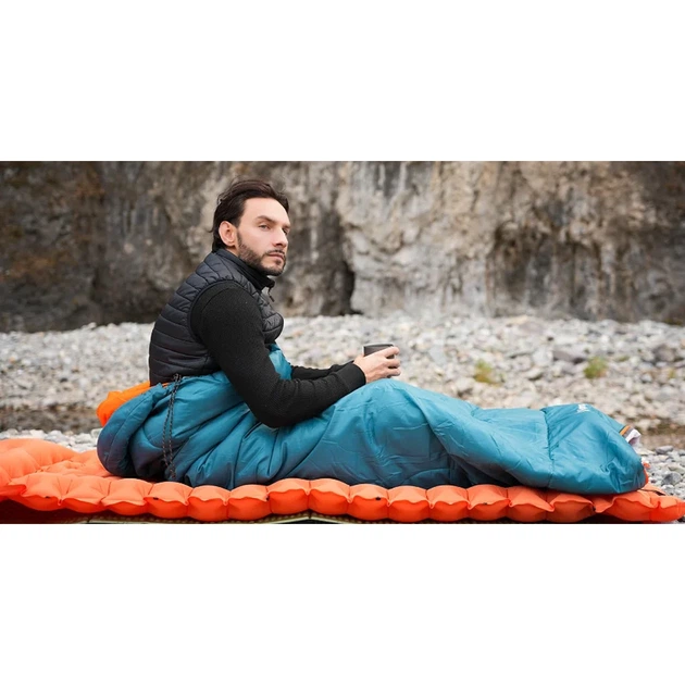 Спальный мешок KingCamp Tigris 250 Comf +12°C / Lim +7°C / Extr -3°C Peacockblue - изображение 4