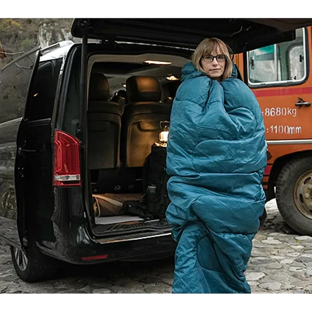 Спальный мешок KingCamp Tigris 250 Comf +12°C / Lim +7°C / Extr -3°C Peacockblue - изображение 10
