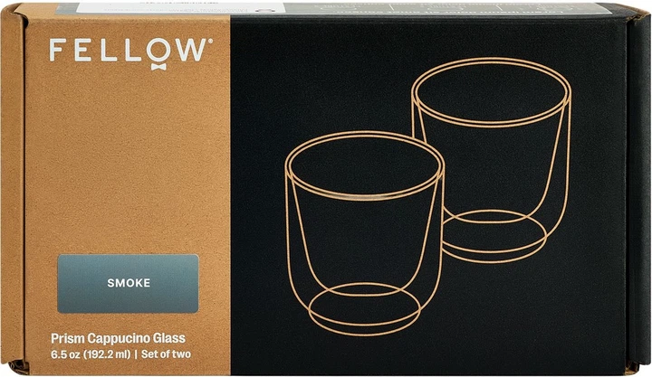 Zestaw szklanek Fellow Pirch Cappuccino 2 x 190 ml Szarych (840228808640) - obraz 3
