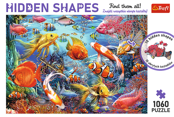 Пазл Trefl Приховані фігури Підводне життя 1000 елементів 10676 (5900511106763) - зображення 2