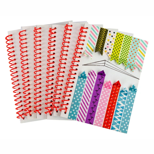 Zestaw kreatywny Colorations kolorowe taśmy z wzorami Washi 12 x 975 cm (5710903615496) - obraz 4