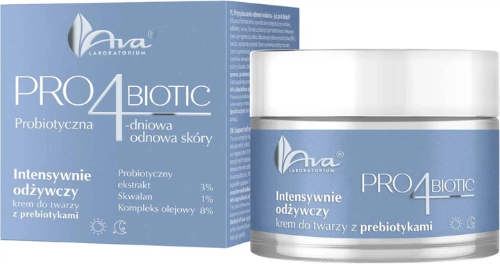 Krem do twarzy Ava Laboratorium Pro4Biotic odżywczy 50 ml (5906323009452) - obraz 2