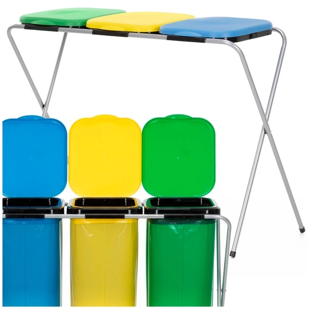 Stojak na worki do segregacji śmieci SPRINGOS HA1108 (5908455307284) - obraz 2