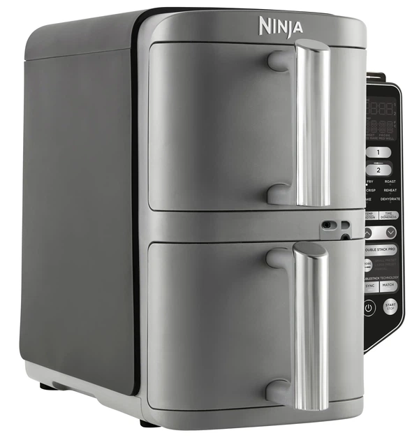 Мультипіч NINJA Double Stack XL 2-Level Hot Air Fryer SL451EU - зображення 3