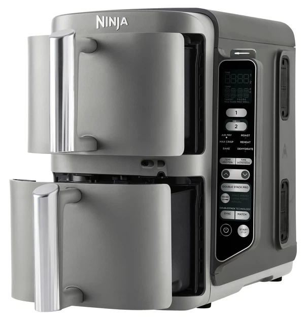 Мультипіч NINJA Double Stack XL 2-Level Hot Air Fryer SL451EU - зображення 4