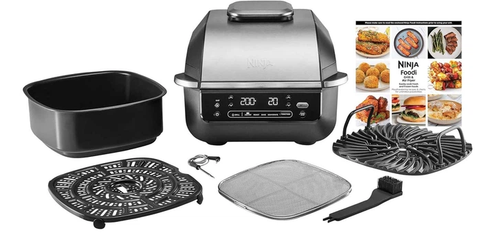 Аерогриль NINJA Foodi Air Grill & Air Fryer з Cooking probe EG351EU - изображение 8