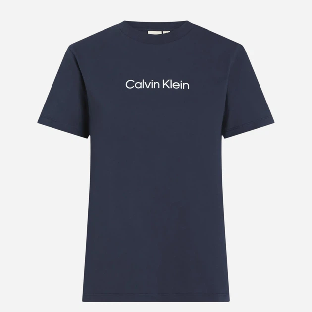 Koszulka damska bawełniana Calvin Klein K20K205448-CEF XS Ciemnogranatowa (8720639971619) - obraz 3