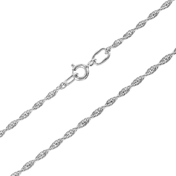 Ланцюжок срібний Вєрьовка Silver Style 40 р. (901023040р sku:2693000020504) - зображення 2