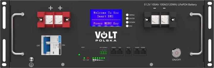 Magazyn energii Volt Polska RACK ULTRA-5 51.2V 100Ah 100A (5120Wh) (6AES51R010) - obraz 2