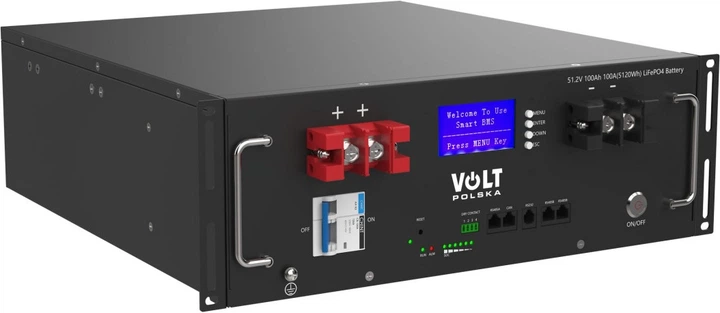 Magazyn energii Volt Polska RACK ULTRA-5 51.2V 100Ah 100A (5120Wh) (6AES51R010) - obraz 3