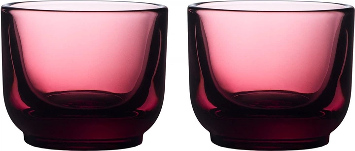 Zestaw szklanek Fellow Pirch Espresso 2 x 100 ml Czerwonych (840228808701) - obraz 1