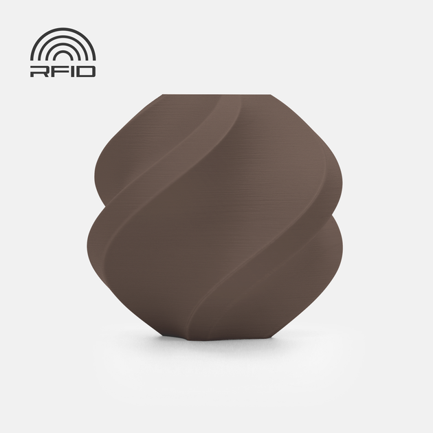 Филамент Bambu Lab PLA Matte | Dark Brown (11801) | с катушкой - Фото 1 Филамент Bambu Lab PLA Matte | Dark Brown (11801) | с катушкой - изображение 1