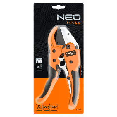 Труборіз Neo Tools для полімерних труб 0-45 мм (02-020) - Фото 2 Труборіз Neo Tools для полімерних труб 0-45 мм (02-020) - зображення 2