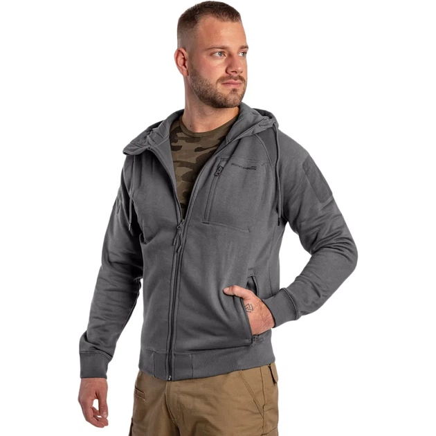Флисовая кофта Pentagon Leonidas 2.0 Tactical Sweater XL Wolf Grey - Фото 5 Флисовая кофта Pentagon Leonidas 2.0 Tactical Sweater XL Wolf Grey - изображение 5