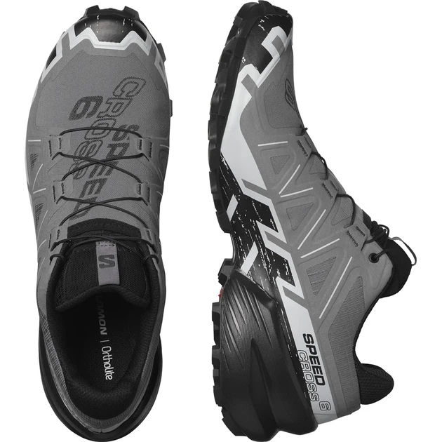 Кроссовки Salomon outdoor SPEEDCROSS 6 47 Quiet Shade/Black/Pearl Blue - изображение 5