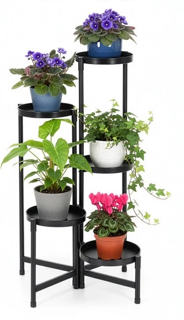 Kwietnik Springos GA0218 metalowy 85.5 cm (5908455306836) - obraz 2