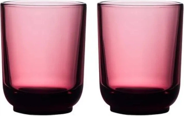 Zestaw szklanek Fellow Pirch Latte 2 x 320 ml Czerwonych (840228808732) - obraz 1