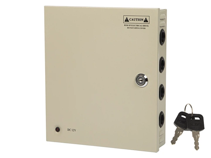 Zasilacz kamer Prolech 77-913 BL-CPS9C/12V10A metalowy 9 kanałów (5900804127802) - obraz 2