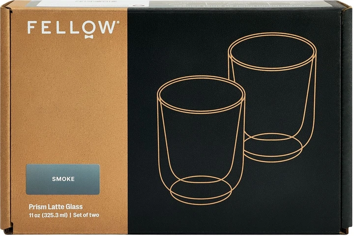 Zestaw szklanek Fellow Pirch Latte 2 x 320 ml Szarych (840228808657) - obraz 3