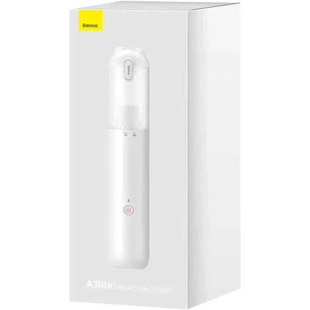 Автомобильный пылесос Baseus A3 Lite Handy Vacuum Cleaner 12000pa 100W 6000mAh белый (VCAQ050002) - изображение 8