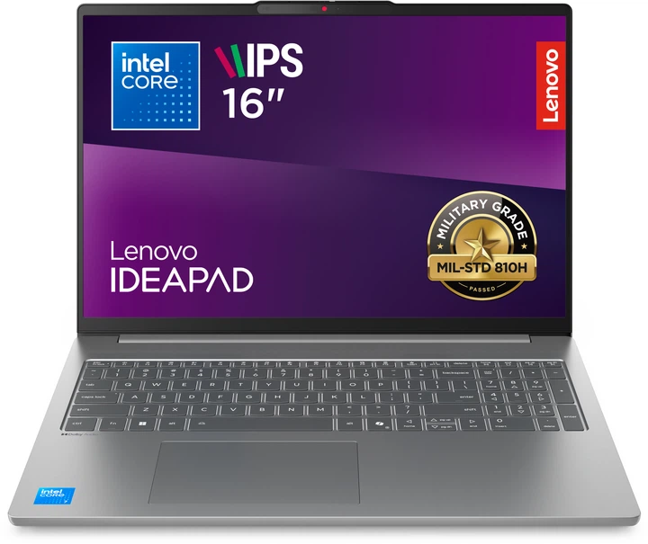 Ноутбук Lenovo IdeaPad Slim 5 16IRH10  Luna Grey / 16" IPS WUXGA / Intel Core i5-13420H / RAM 16 ГБ / SSD 512 ГБ / Підсвітка клавіатури / Зарядка по USB Lenovo - купити в Україні