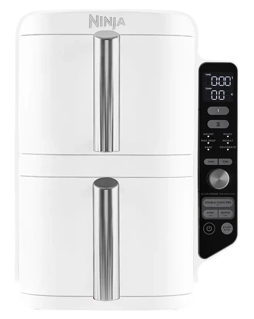 Мультипіч NINJA Double Stack XL 2-Level Air Fryer 9.5L White (SL400EUWH) - изображение 3