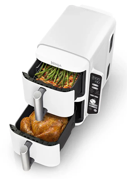 Мультипіч NINJA Double Stack XL 2-Level Air Fryer 9.5L White (SL400EUWH) - изображение 5